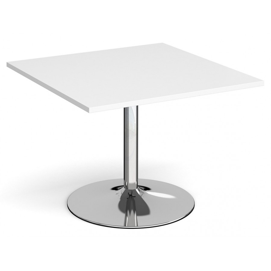 1000mm Square Meeting Table - Trumpet Base 